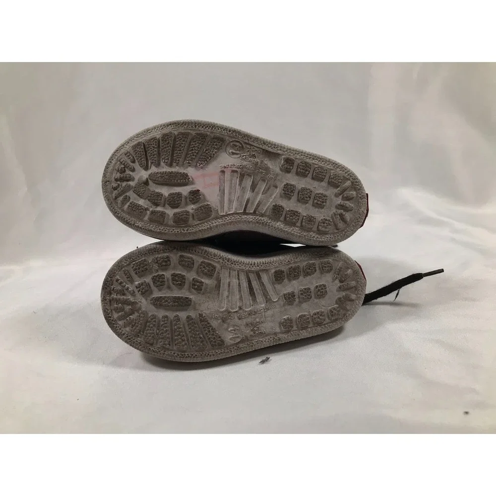 Levis Toddler Boy‎ Booties Brown Low Top Lace-Up 14cm Size US 5 SEE PICTURES